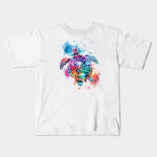 colorful turtle Kids T-Shirt